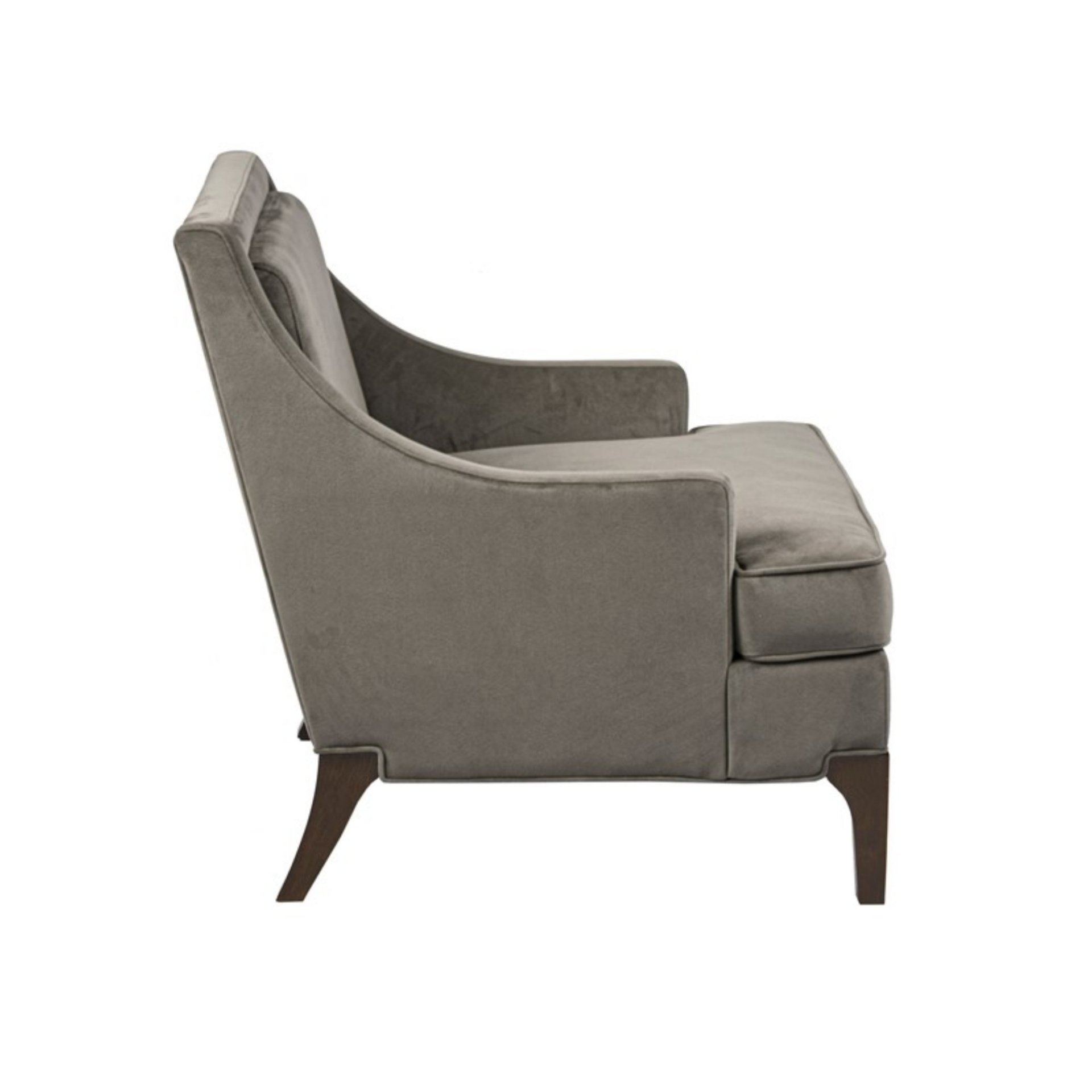 Anna - Accent Arm Chair With Pillow - Light Gray - Image 9