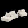 Light Oversized Modular Sectional Sofa Set - Beige - Image 14
