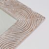 Handcarved Rectangle Mirror Accent With 3mm Glass - Antique White - Image 6