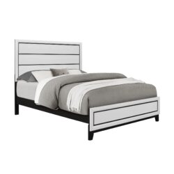 Mirage - 5 Piece Queen Bedroom Set With Construction - White