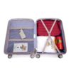 Hardshell Suitcase Double Spinner Wheels Pp Luggage Sets Lightweight Durable Suitcase With Tsa Lock, 3 Piece Set (20/24/28) - Griege - Image 8