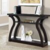 Accent Console Table For Entryway, Contemporary Versatile Placement - Espresso - Image 3