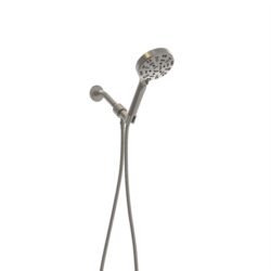 Multi Function Adjustable Hand Shower 8 Function Hand Shower, Plastic Construction - Brushed Nickel
