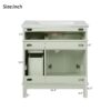 30" Bathroom Vanity With Sink, Soft Close Doors, Deep & Standard Drawer, & - Green - Image 10
