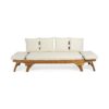Outdoor Expandable Daybed And Cushions - Teak - Image 7