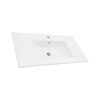 Rectangular Single Vanity Top With 1 Faucet Hole Construction - White - Image 9