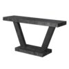 Vintage Distressed Wood Entryway Bench With 2 Tier Storage, Rustic Wide Design - Antique Black - Image 8