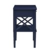 Madison - Nightstand With Full Extension Drawer And Open Shelf - Dark Blue - Image 5