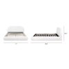 Archie Puffy Grounded - Queen Upholstered Platform Bed - Almond White - Image 11