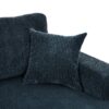 3 Piece Corduroy Double Chaise Sectional Sofa - Blue - Image 6