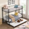Bunk Bed With Trundle - Black - Image 4