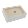 Rectangular Modern Vessel Bathroom Sink - White - Image 10