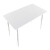 Marcel - Contemporary Counter Table - Chrome / White - Image 5
