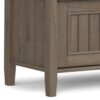 Lev - Entryway Storage Bench - Smoky Brown - Image 7