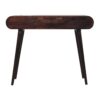 Dressing Table With Foldable Mirror - Walnut - Image 4
