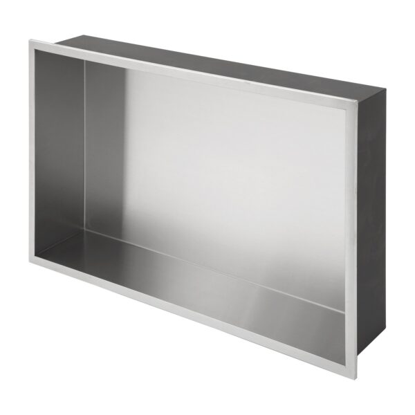 21" X 13" Shower Niche For Bathroom Or Kitchen - Brushed Nickel