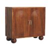 Carved Ball Cabinet - Chestnut - Image 2