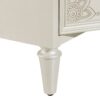 Mahal - Hand Painted Mandala Lacquered Sideboard - Ivory Off-White - Image 6