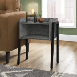 Accent Table Side, Contemporary Versatile Placement - Gray