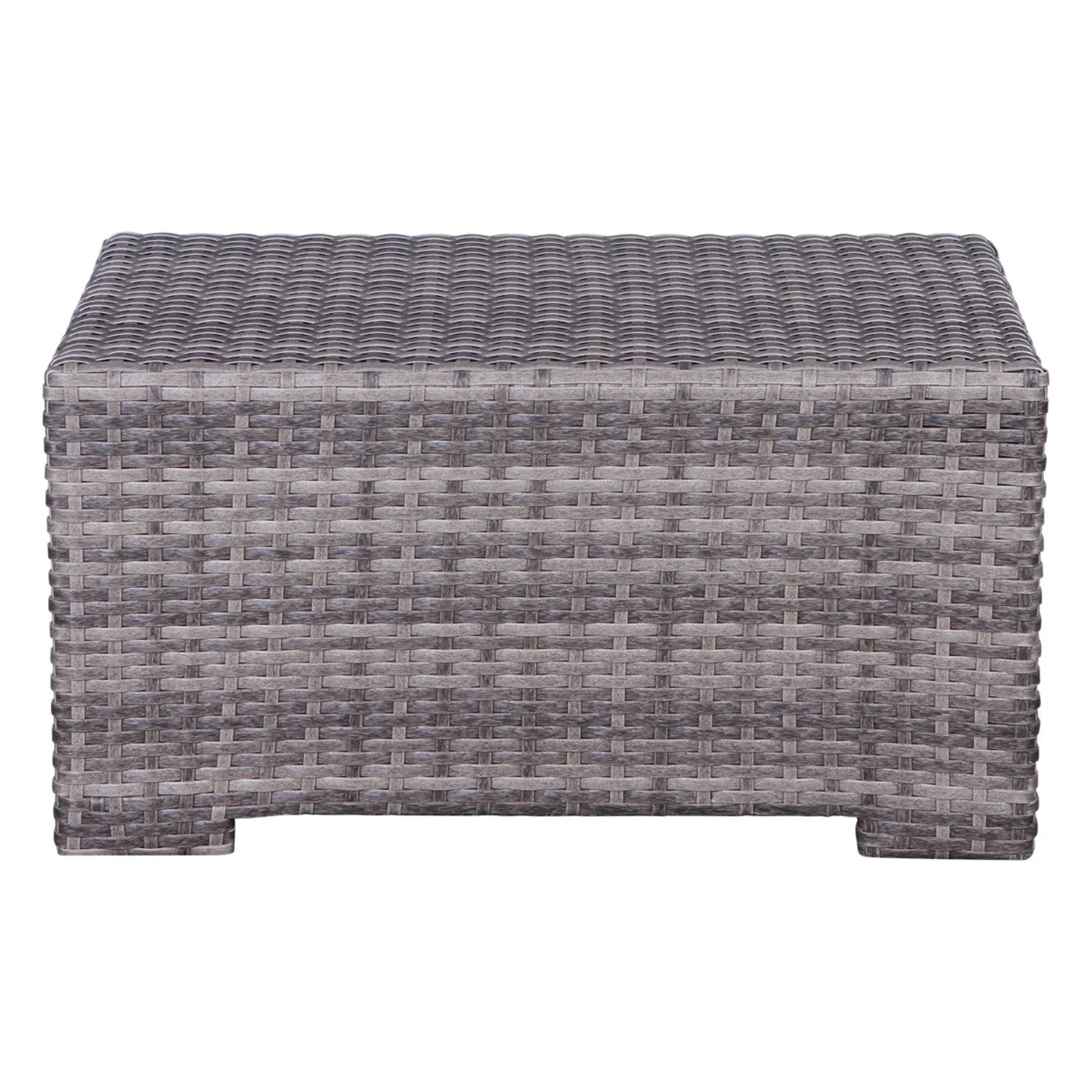 Outdoor 6 Person Wicker Seating Group With Cushions - Gray Mix - Image 5