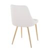 Marche - Contemporary Dining Chair (Set of 2) - White / Gold - Image 4