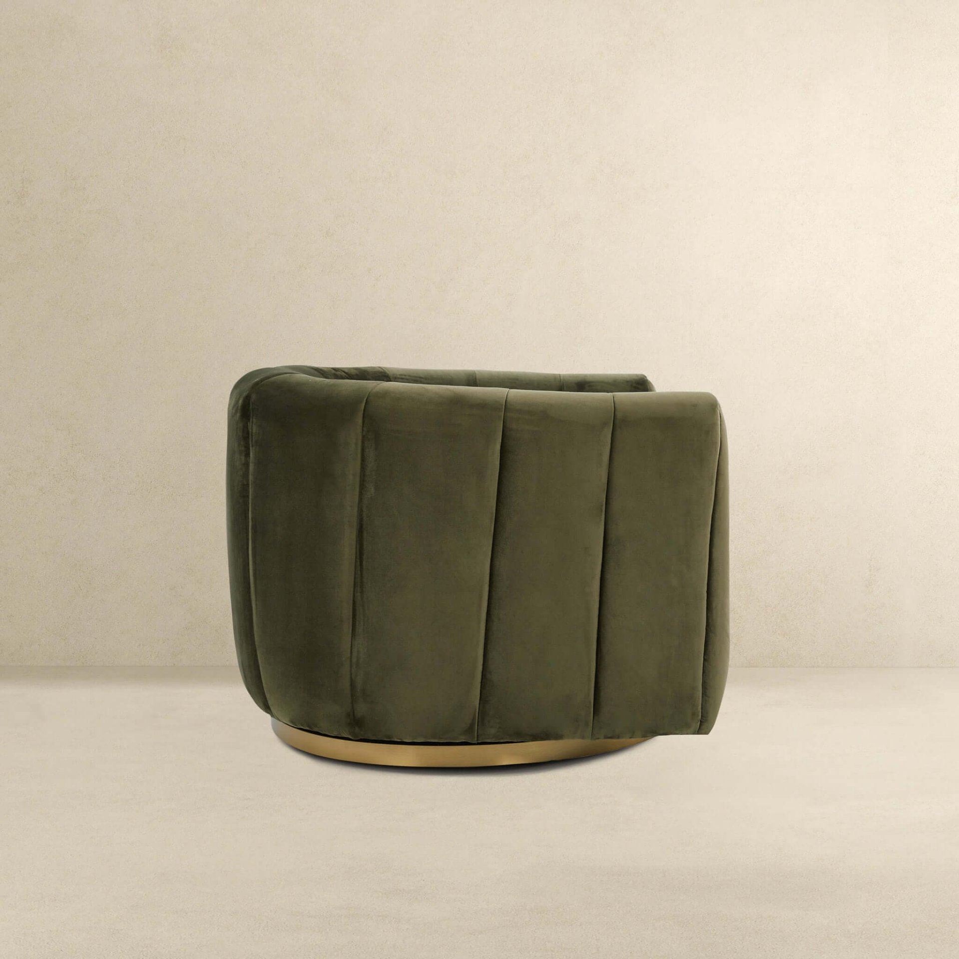 Cosey - Swivel Chair - Gold / Green / Olive Green - Image 4