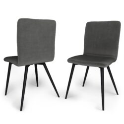 Baylor - Dining Chair (Set of 2) - Dark Gray