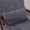 Accent Chair With Pillow - Antique Dark Gray - Image 11