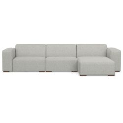 Rex - 2 Seater Sofa And Right Chaise - Gray