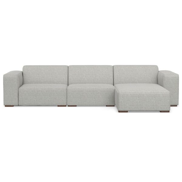 Rex - 2 Seater Sofa And Right Chaise - Gray