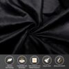 3 In 1 Pull Out Sofa Bed, King Size Sofa Bed, 3 Seater Sofa With Movable Ottoman, Tufted Design, Suitable For Living Rooms - Black - Image 14