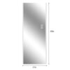 Frameless Full Length LED Mirror With 3 Color Changing Light And Explosion Proof Glass - Silver - Image 3