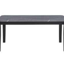 Vhong - Dining Table, 4 Chairs And Bench Set - Gray