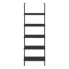 Bookshelf, Bookcase, Etagere, Ladder, 5 Tier, For Office, Contemporary & Modern - Black - Image 2