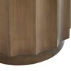 Valentina - Accent Table With Scalloped Edge Design - Bronze - Image 4