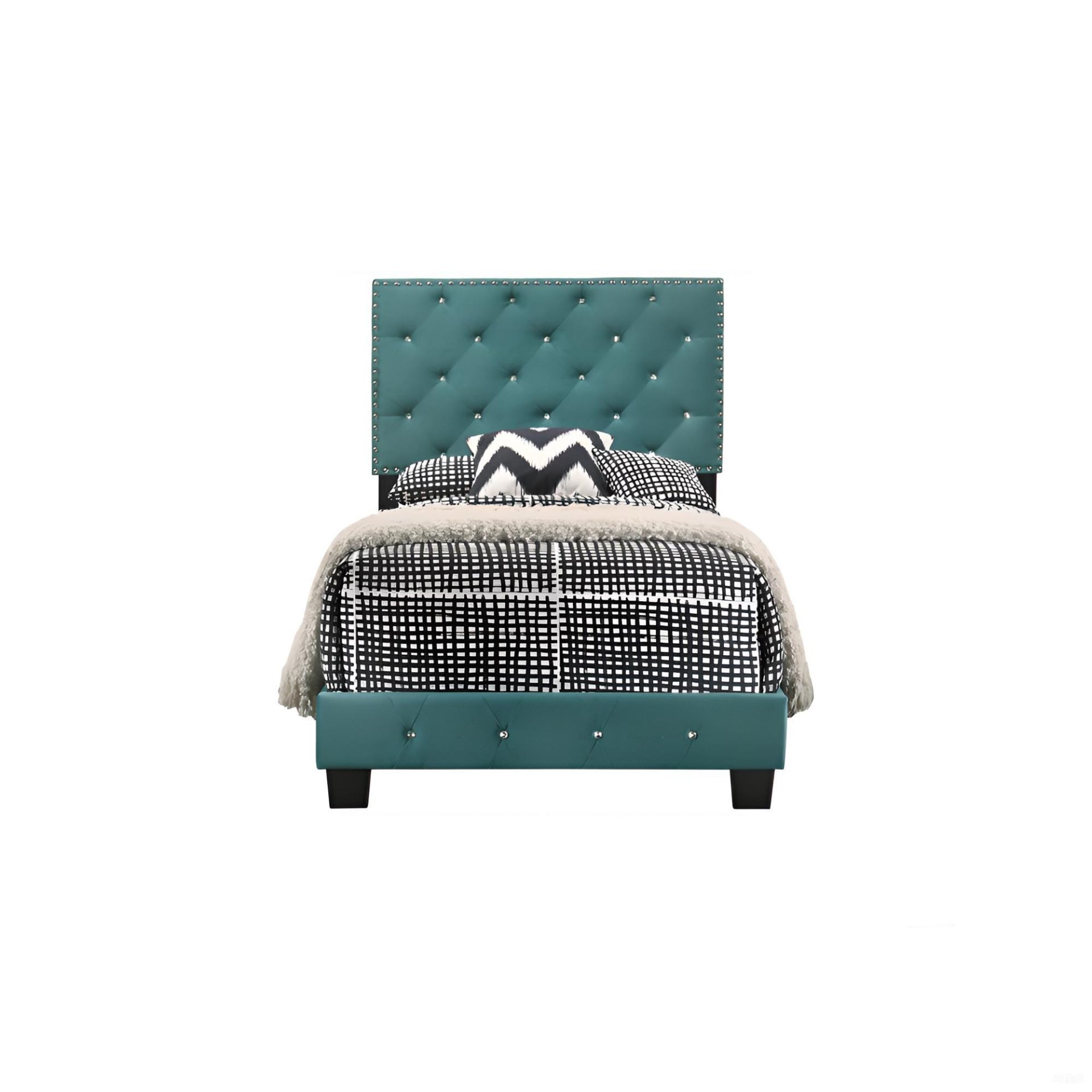 Suffolk - Twin Bed - Green - Image 4