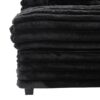 Oversized Double Chaise Lounge Sofa Bed With USB Ports And Cup Holders - Black - Image 20