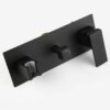 Brass Shower System With 10" Rainfall Shower Head And Handheld Sprayer - Matte Black - Image 10