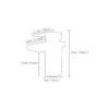 Single Handle Bathroom Faucet - Brushed Nickel - Image 3