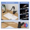 Pull Down Bathroom Sink Faucet With Three Water Modes And Construction - Matte Black - Image 4