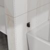 Frameless Tub Sliding Shower Door With Easy Clean Coating, 6mm Tempered Glass, 60" X 58" - Matte Black - Image 10