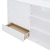 Full Over Full Bunk Bed With Storage And Shelves And Elegant Durable Design - White - Image 11
