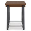 Sawhorse - Solid Walnut Veneer And Small Desk - Dark Brown - Image 3