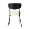 Modern Bentwood Dining Chair, Metal Legs, Ash Veneer Back, (Set of 2) - Cream - Image 13