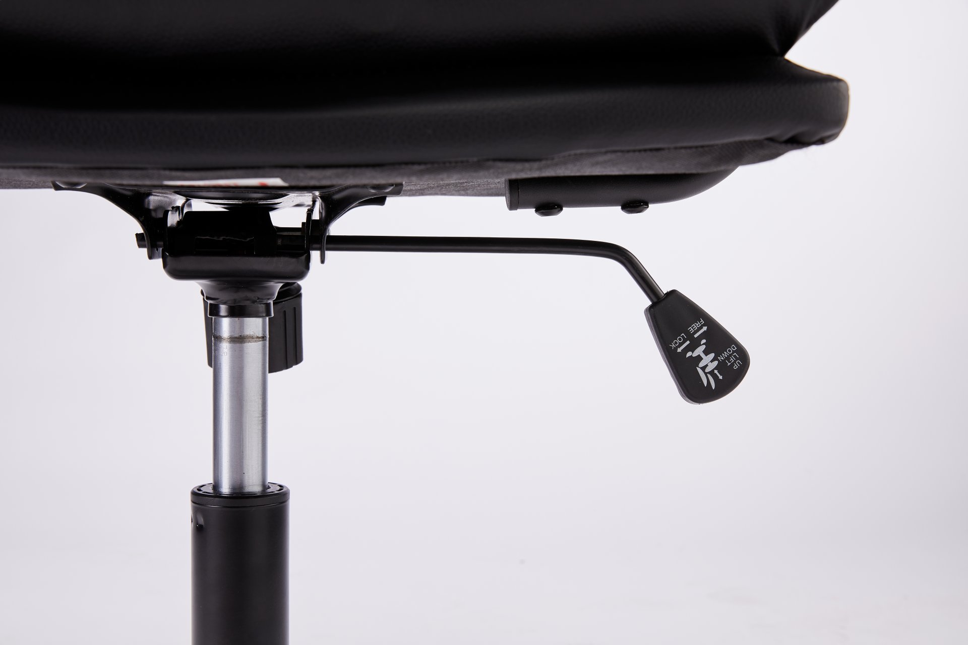 Office Chair Mid Back Desk Chair Modern Excutive Office Chair With Arms And Wheels For Home Office - Black - Image 4