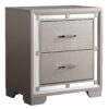 Alana - Nightstand - Silver Champagne - Image 8