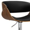 Amery - Adjustable Swivel Bar Stool - Black - Image 4