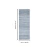 Macau - Non - Slip Runner Rug - Light Blue - Image 6