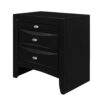 Lucille - Nightstand With Spacious Drawers And Chambered Drawer Fronts - Walnut Brown - Image 5