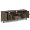 Lev - Handcrafted TV Media Stand - Smoky Brown - Image 9